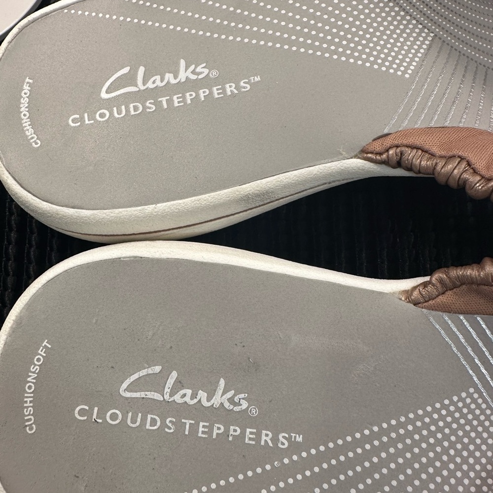 🆕Clarks Breeze Rae Rose Gold Sandals - Picture 12 of 14